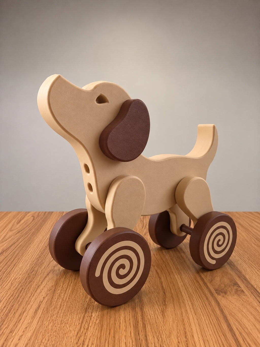 Pull Along Horse or Dog Toy Kids Toy Animal Gift