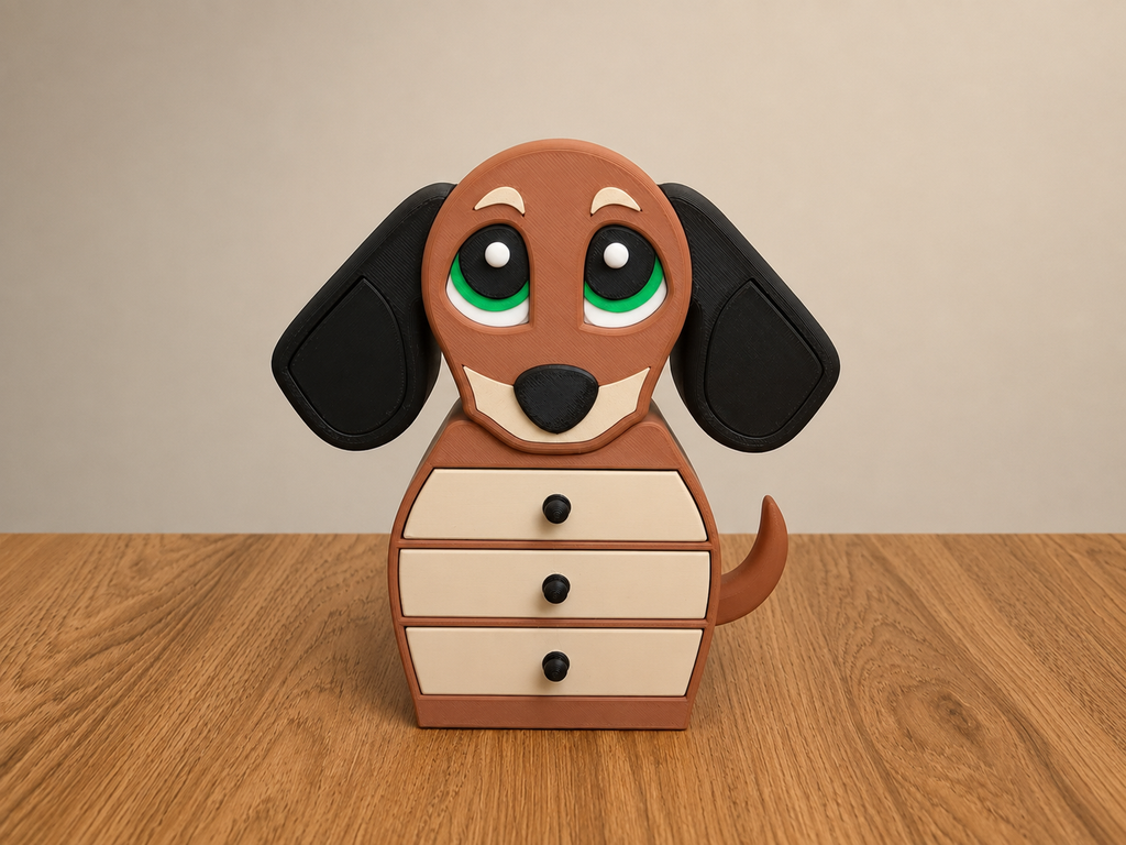 DACHSHUND JEWELLERY BOX