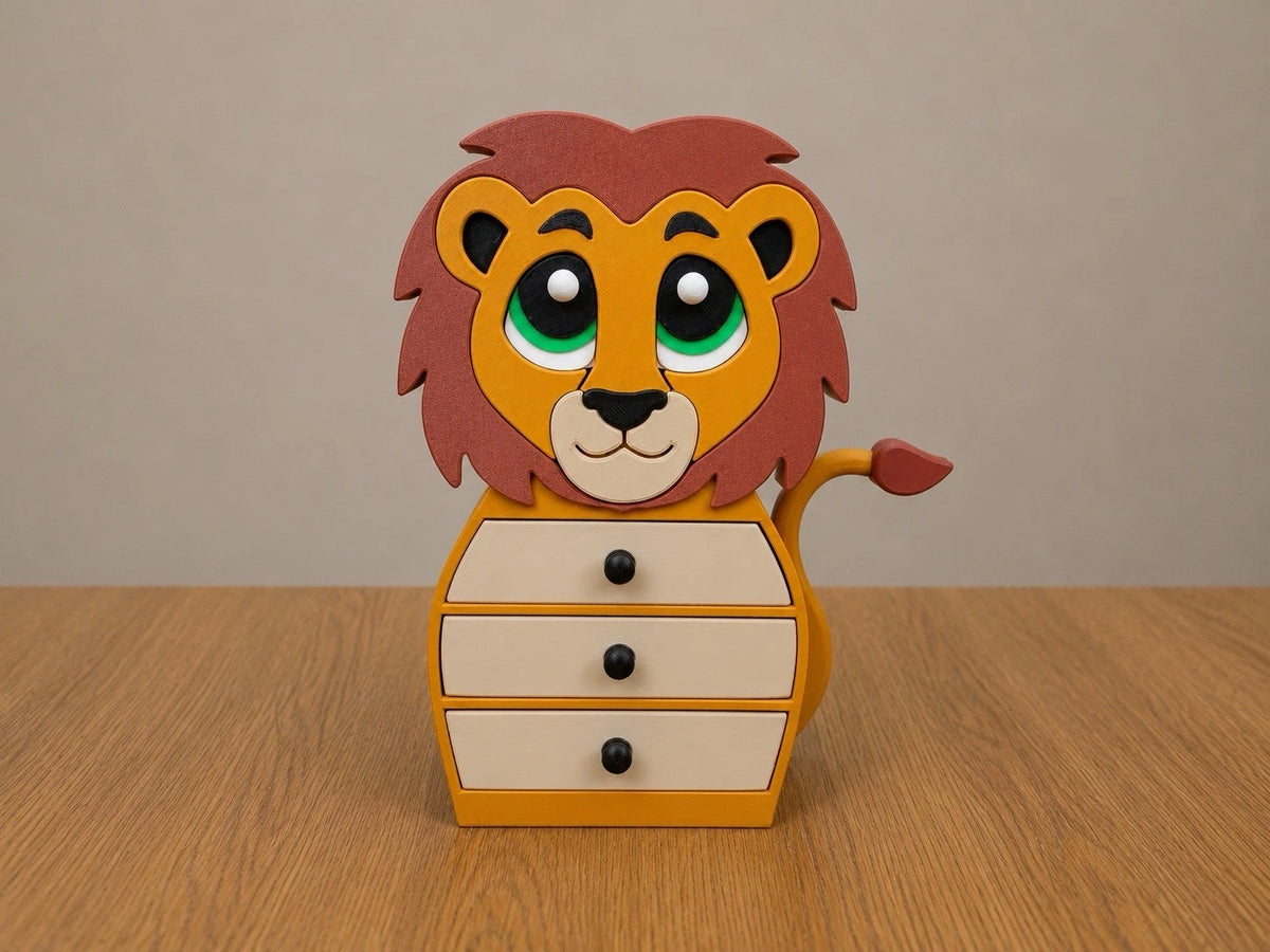 CUTE LION JEWELLERY BOX